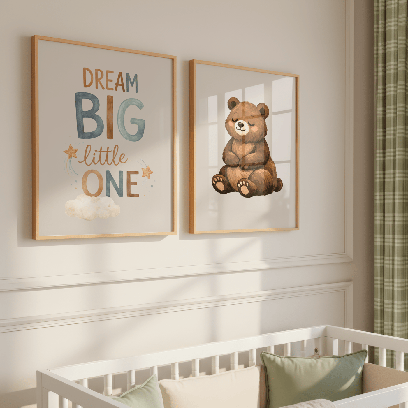 Dream Big Little One - Kinderkamer Poster of Canvas wanddecoratie