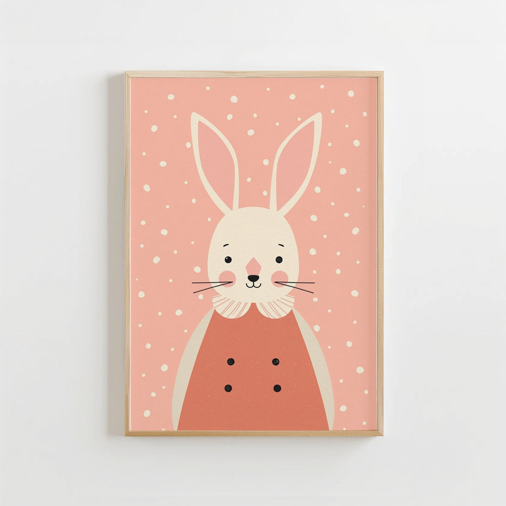Lief Konijn - Babykamer Poster of Canvas wanddecoratie