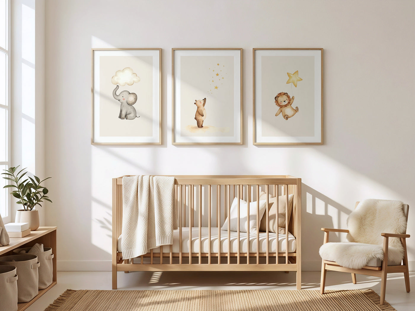 Babykamer posters kiezen: zo creëer je een rustige en warme sfeer