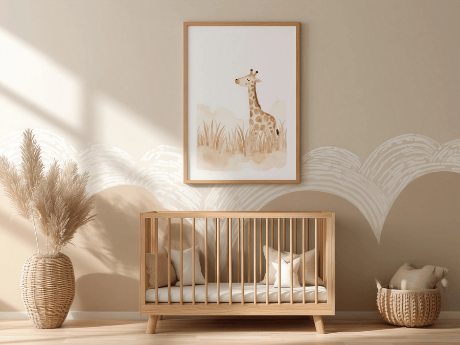 Giraf poster kinderkamer