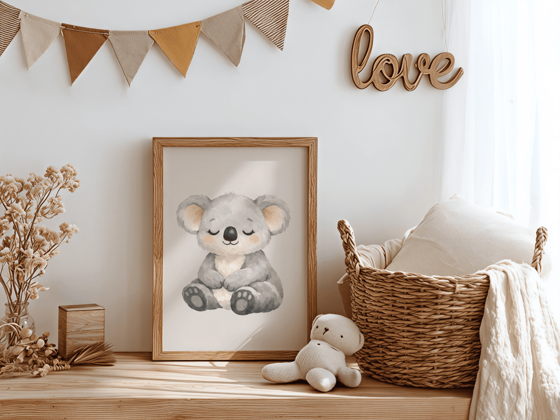 Koala poster kinderkamer