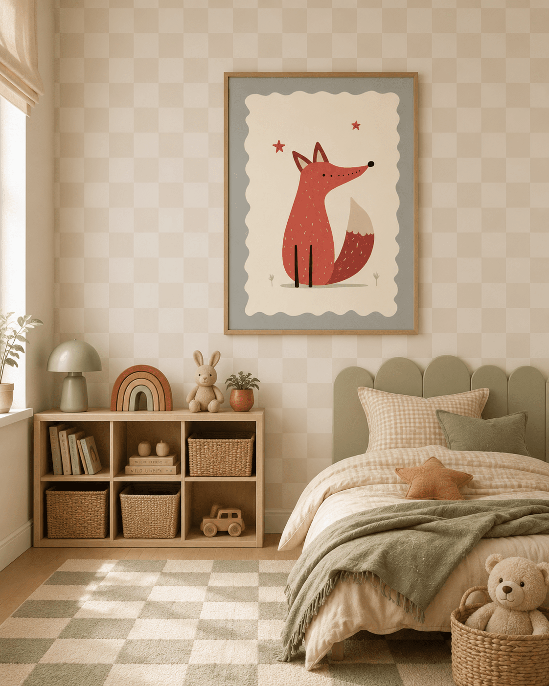 Vos poster kinderkamer