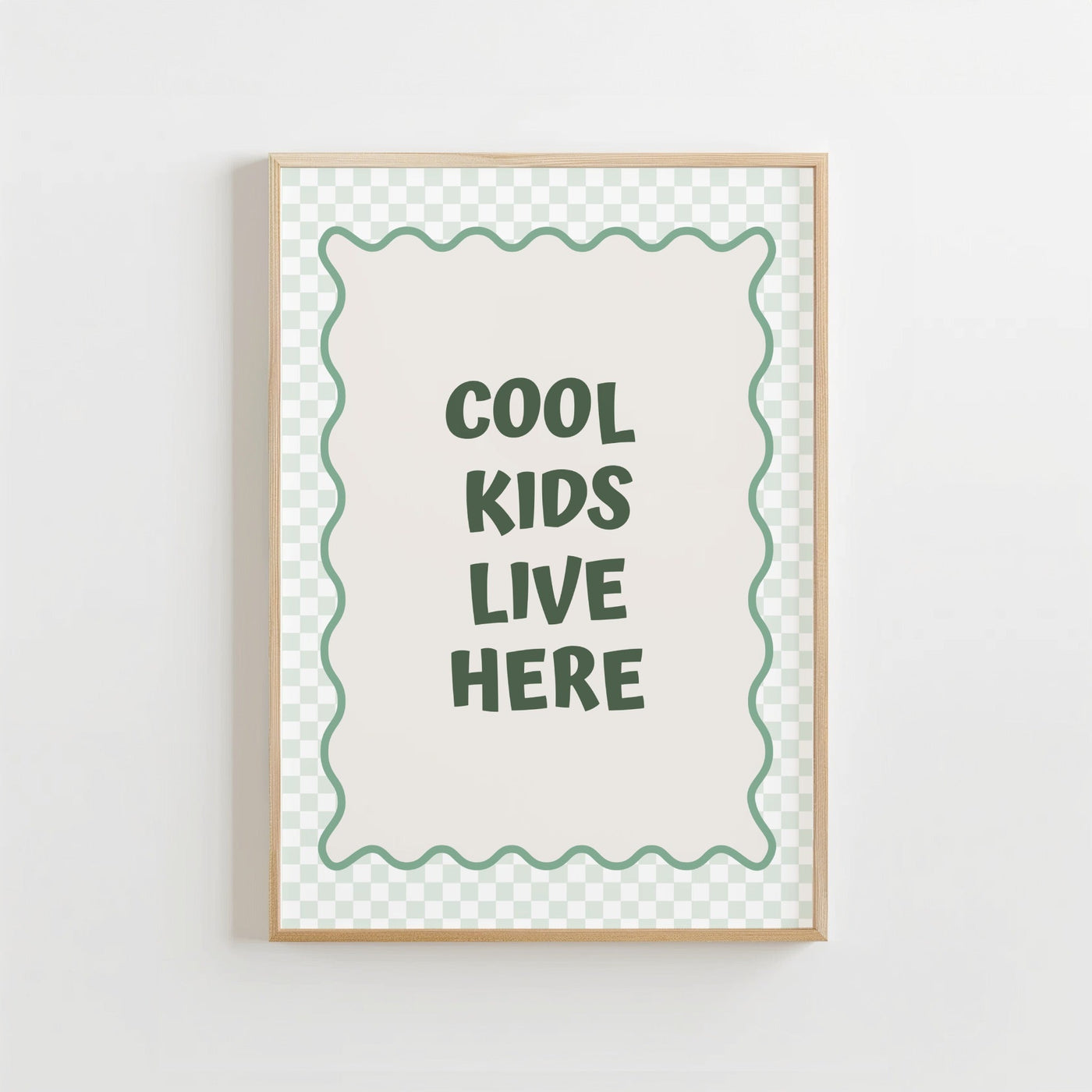 Cool Kids Quote - Kinderkamer Poster of Canvas wanddecoratie