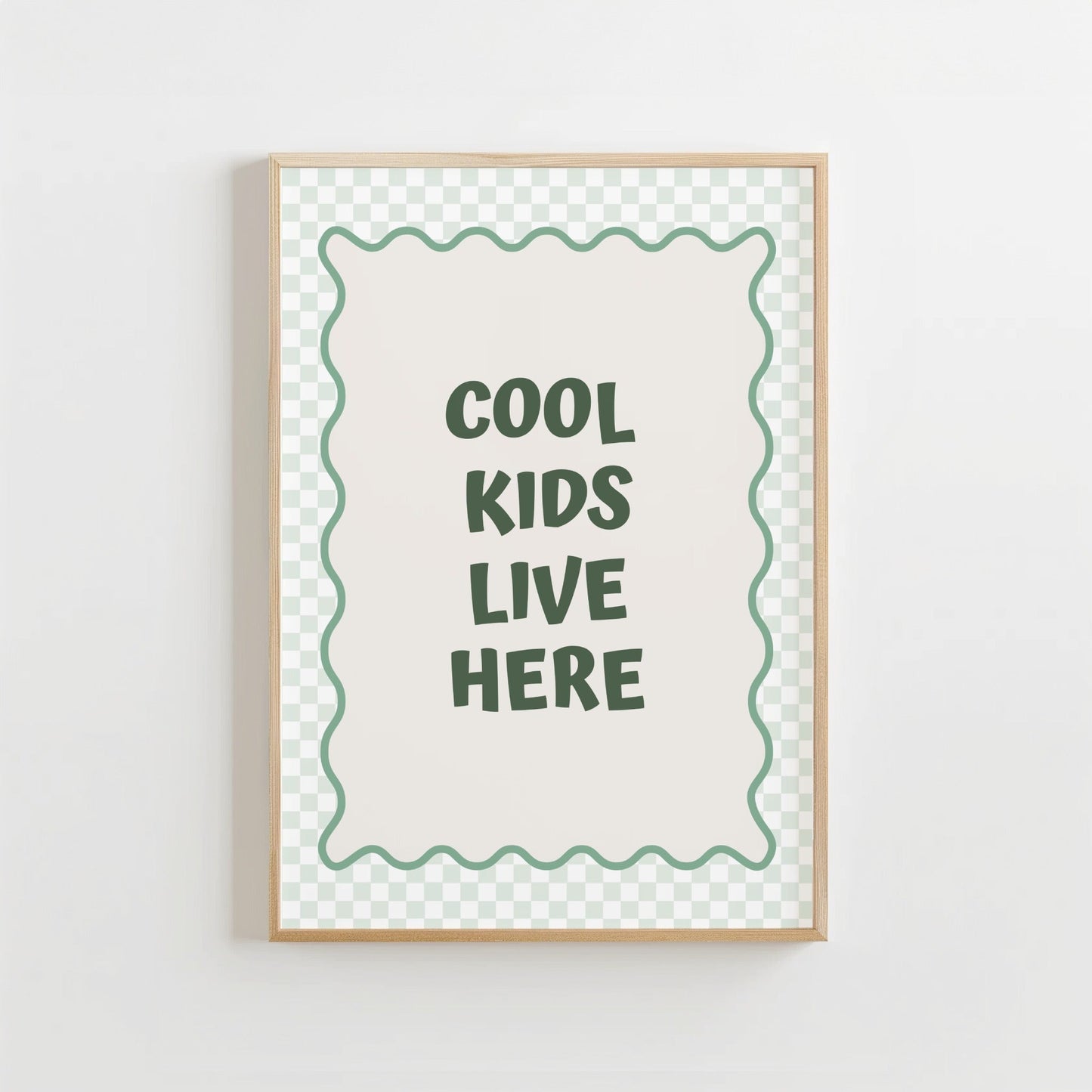 Cool Kids Quote - Kinderkamer Poster of Canvas wanddecoratie