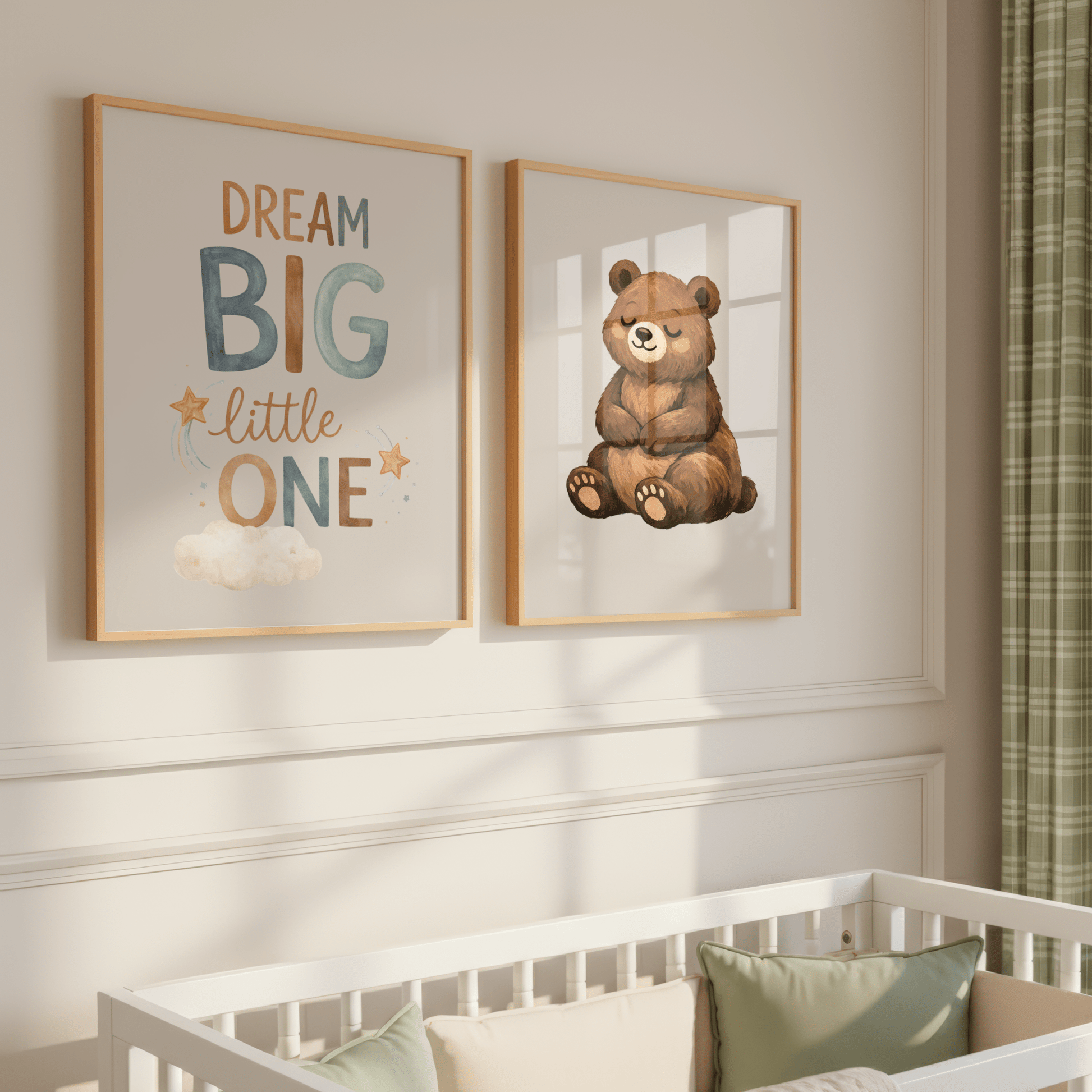 Dream Big Little One - Kinderkamer Poster of Canvas wanddecoratie