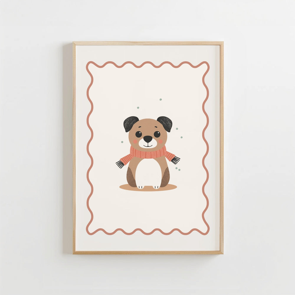 Lief Hondje - Babykamer Poster of Canvas wanddecoratie