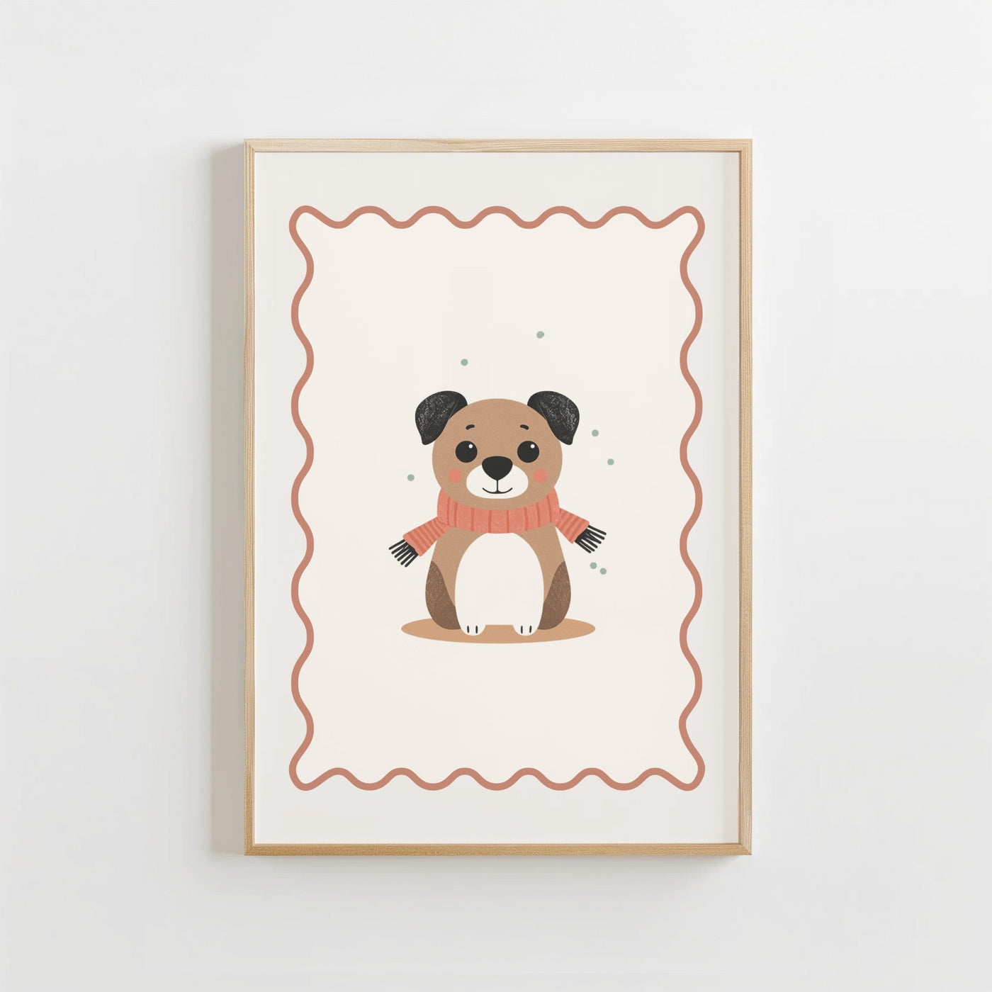 Lief Hondje - Babykamer Poster of Canvas wanddecoratie