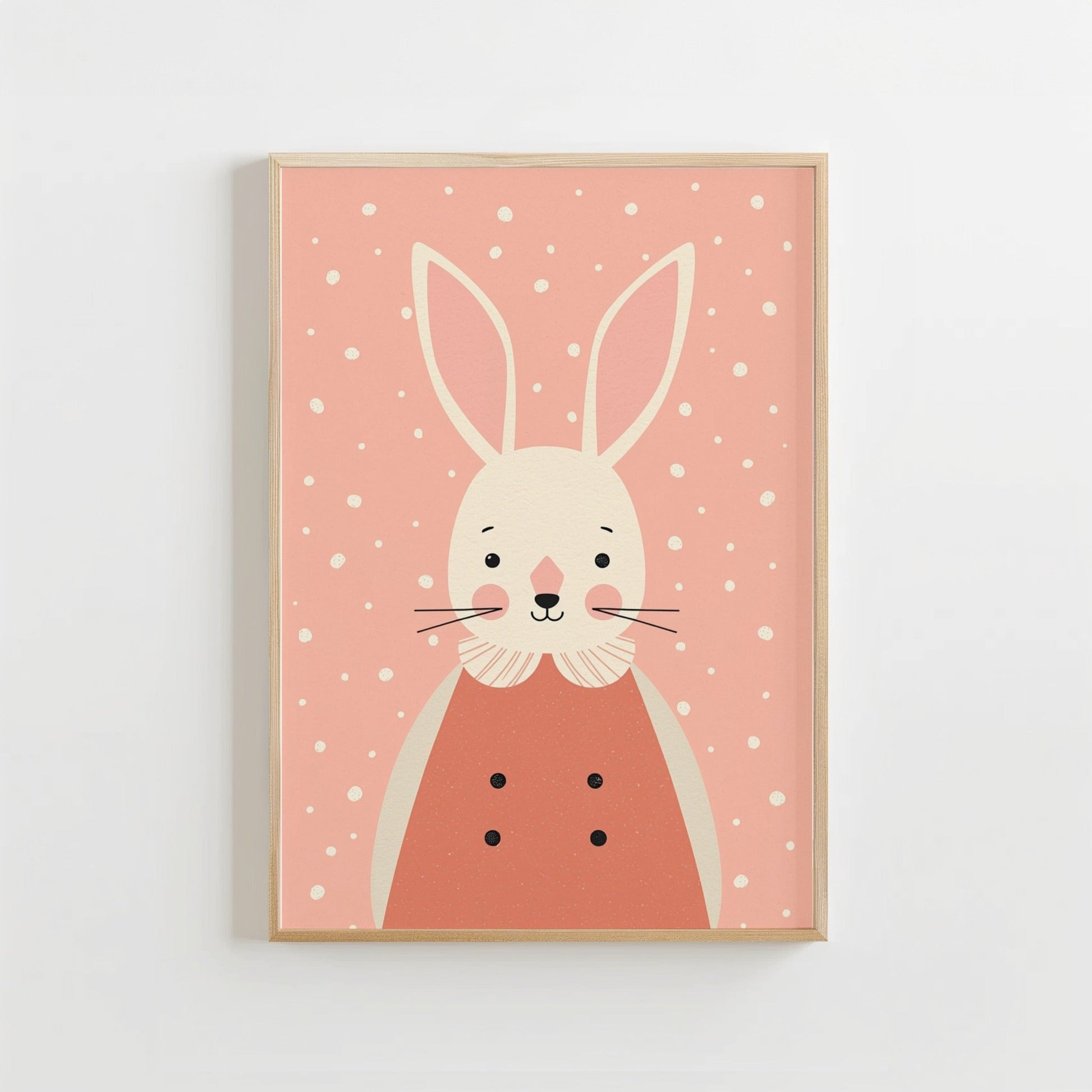 Lief Konijn - Babykamer Poster of Canvas wanddecoratie