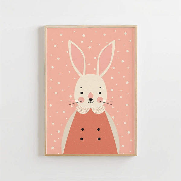 Lief Konijn - Babykamer Poster of Canvas wanddecoratie