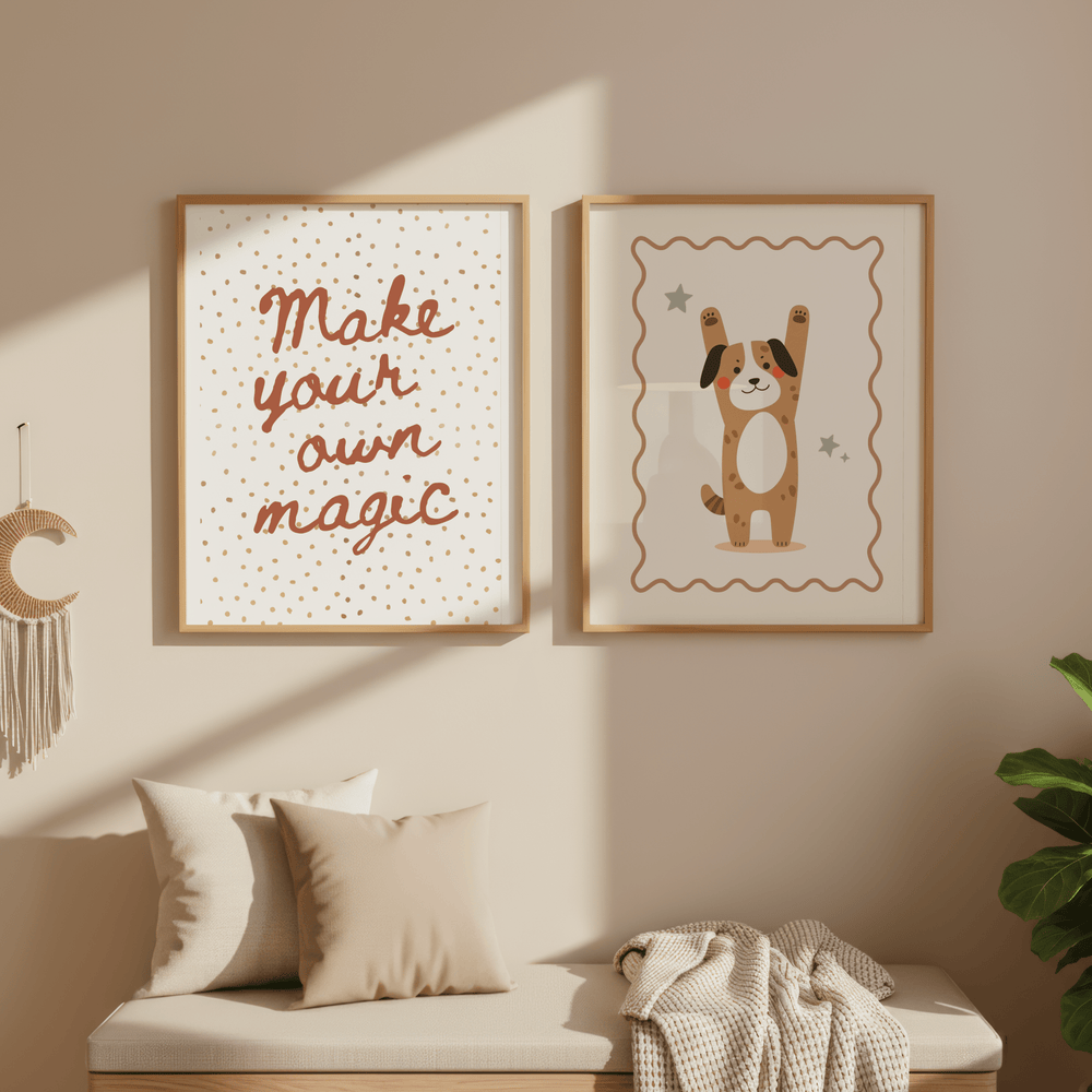 Make your own Magic - Kinderkamer Poster of Canvas wanddecoratie
