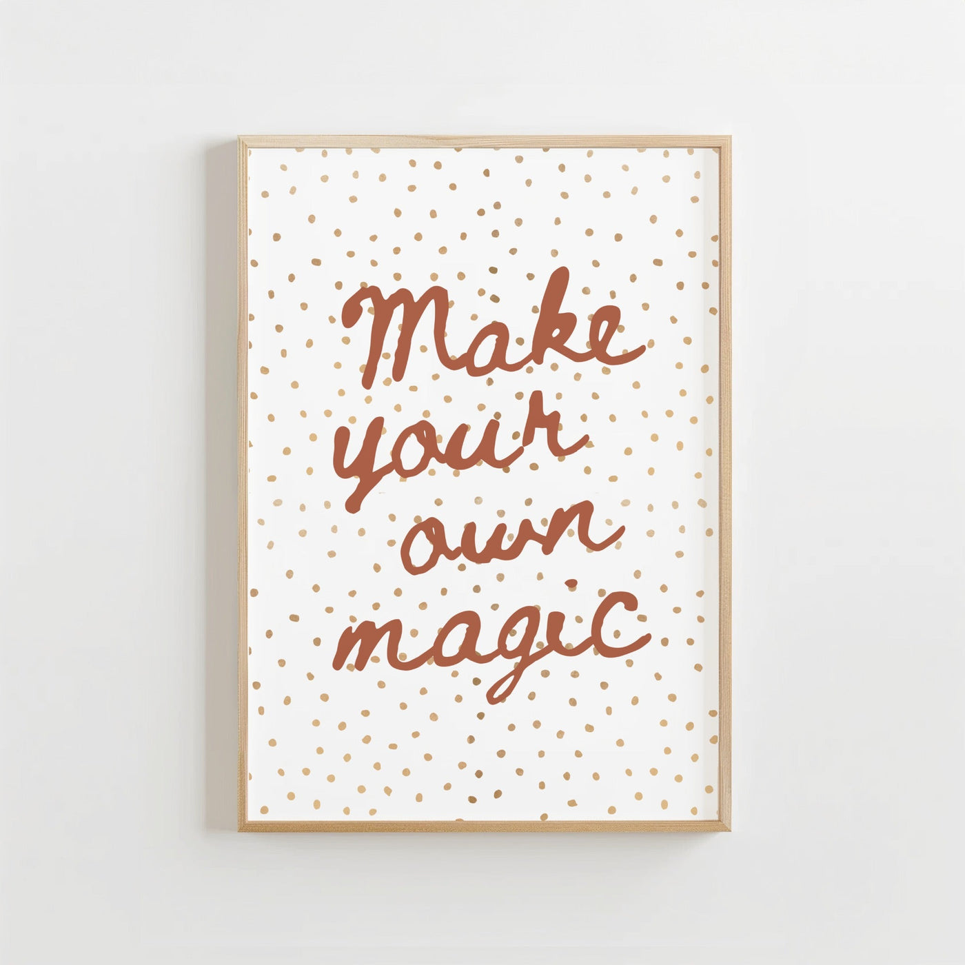 Make your own Magic - Kinderkamer Poster of Canvas wanddecoratie