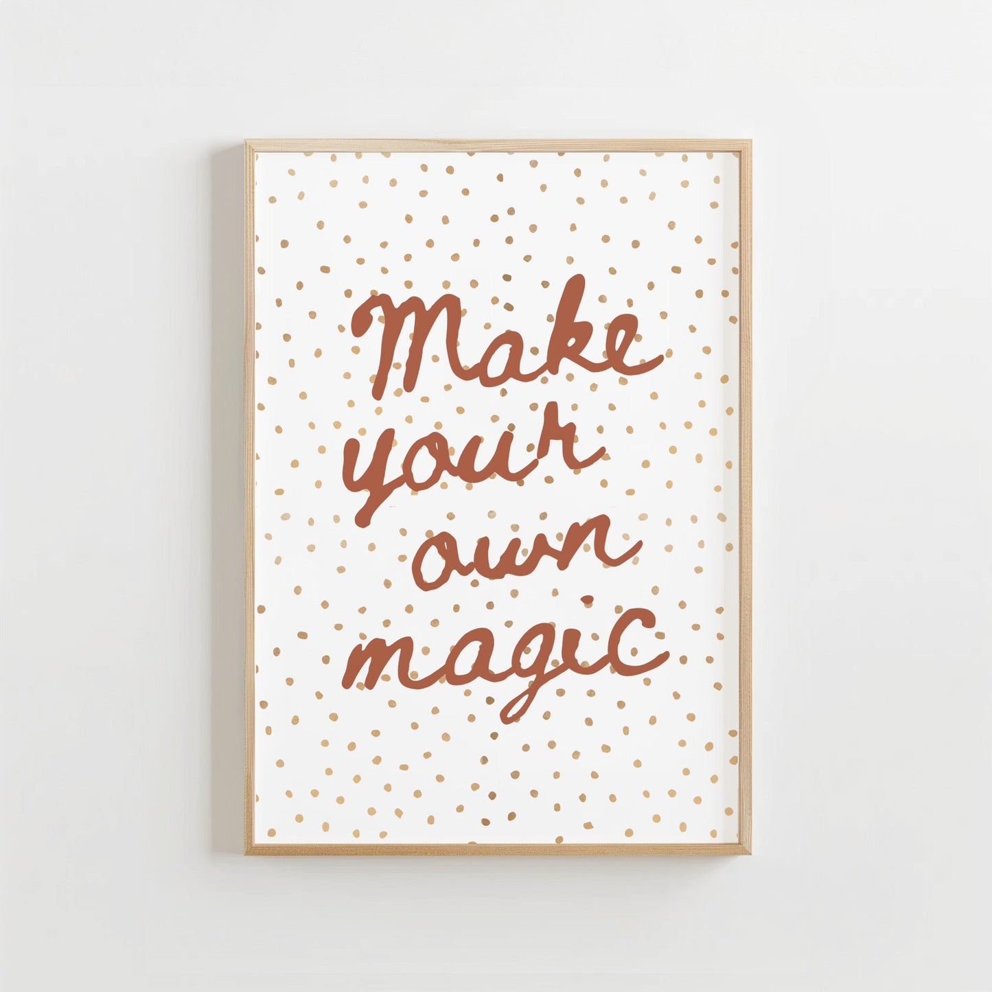 Make your own Magic - Kinderkamer Poster of Canvas wanddecoratie