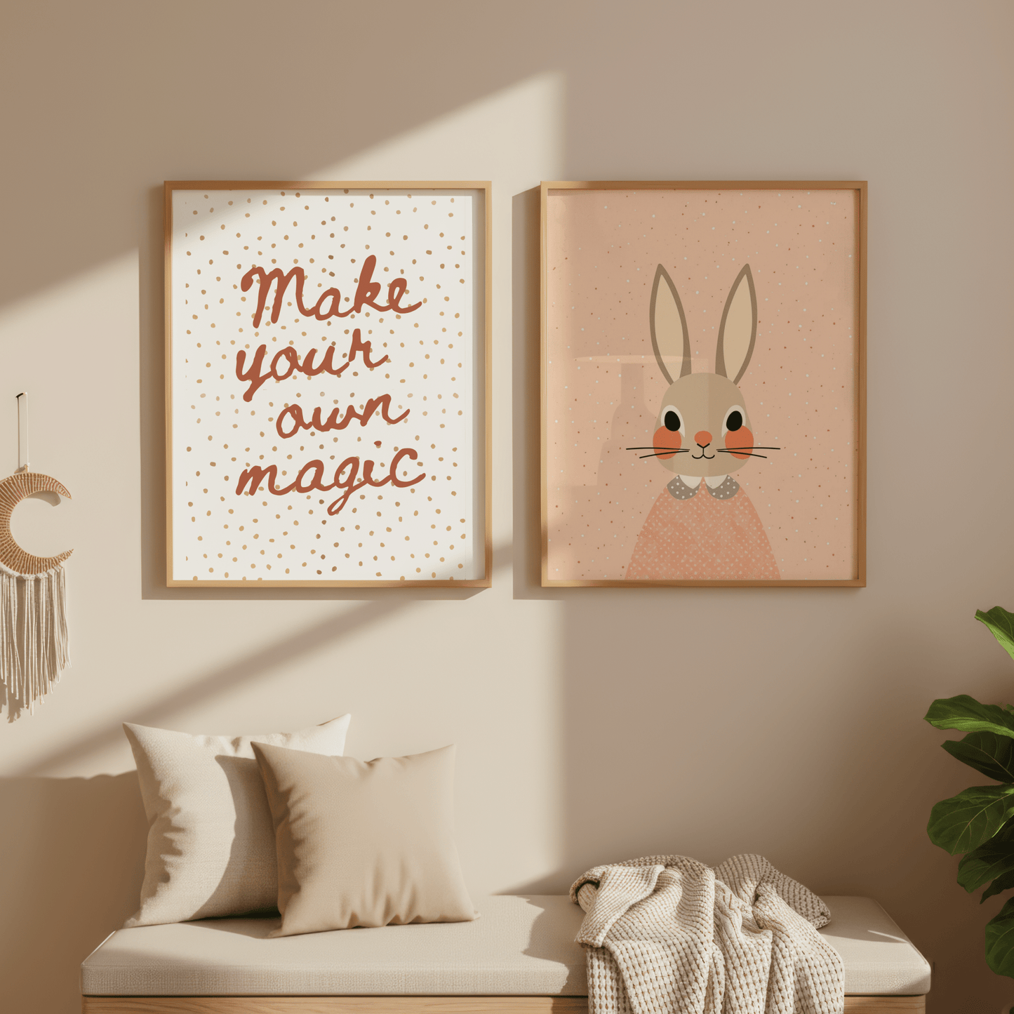 Make your own Magic - Kinderkamer Poster of Canvas wanddecoratie