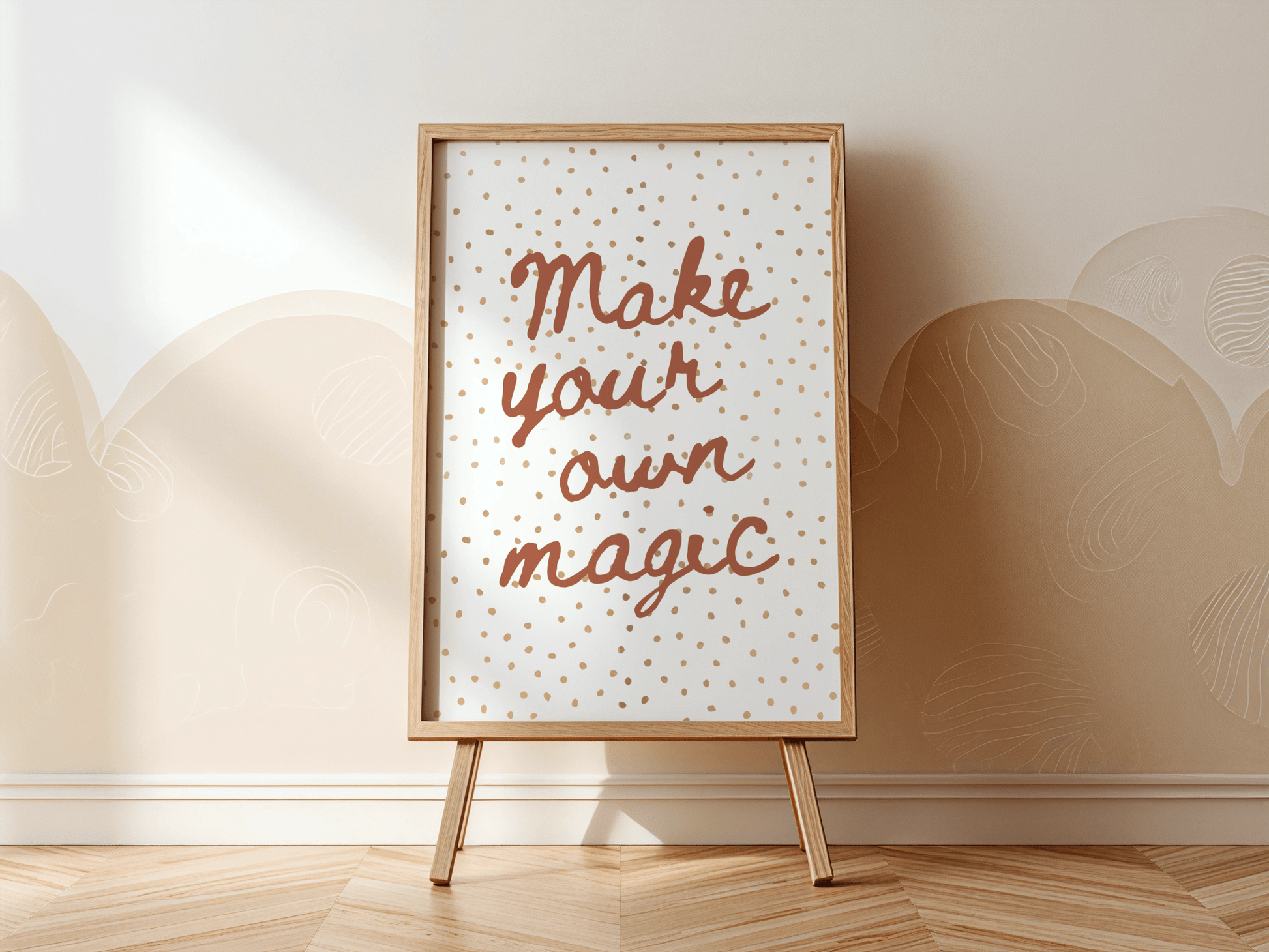 Make your own Magic - Kinderkamer Poster of Canvas wanddecoratie