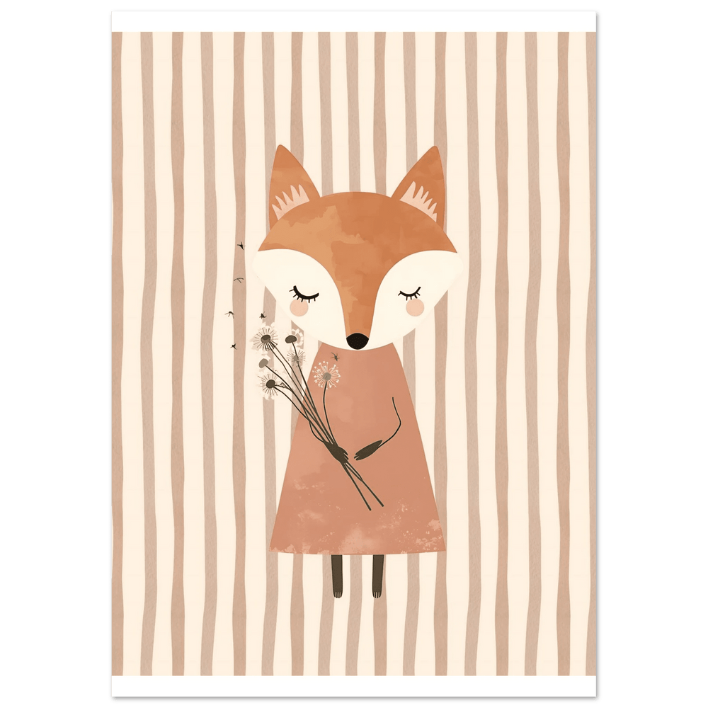 Premium Matte Paper Poster of Canvas wanddecoratie