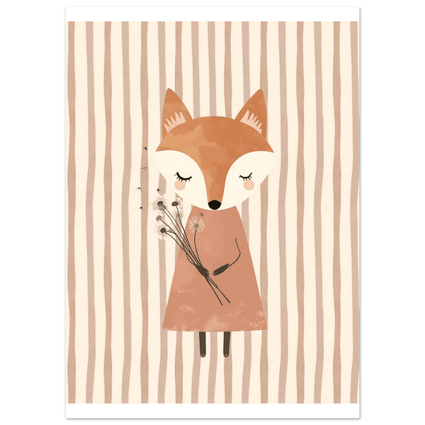 Premium Matte Paper Poster of Canvas wanddecoratie